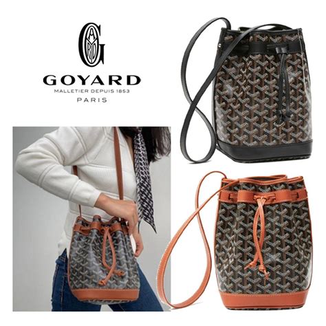 goyard white bucket bag|Goyard petit flot bucket bag.